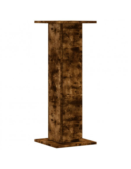 Supporti Altoparlanti 2 pz Rovere 30x30x80 cm Legno Multistrato