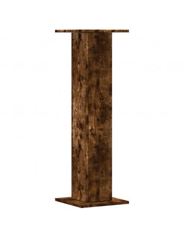 Supporti Altoparlanti 2 pz Rovere 30x30x95 cm Legno Multistrato