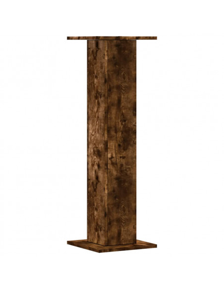 Supporti Altoparlanti 2 pz Rovere 30x30x95 cm Legno Multistrato