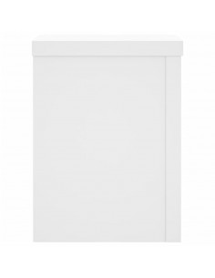 Supporti per Piante 2 pz Bianchi 15x15x20 cm Legno Multistrato