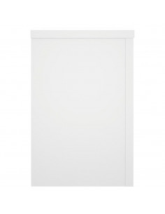 Supporti per Piante 2 pz Bianchi 20x20x30 cm Legno Multistrato