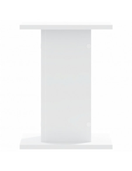 Supporti per Piante 2 pz Bianchi 30x30x40cm Legno Multistrato