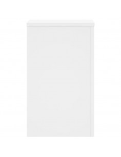 Supporti per Piante 2 pz Bianchi 30x30x50cm Legno Multistrato