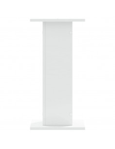 Supporti per Piante 2 pz Bianchi 30x30x60 cm Legno Multistrato