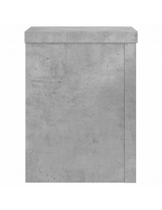 Supporti per Piante 2 pz Grigio 15x15x20 cm Legno Multistrato