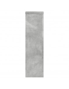 Supporti per Piante 2 pz Grigio 17x17x60 cm Legno Multistrato