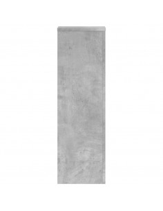 Supporti per Piante 2 pz Grigio 25x25x80 cm Legno Multistrato