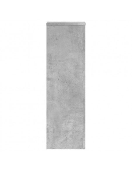 Supporti per Piante 2 pz Grigio 25x25x80 cm Legno Multistrato