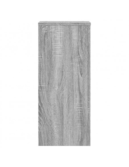 Supporti per Piante 2 pz Grigio 30x30x70 cm in Multistrato