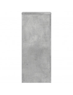 Supporti per Piante 2 pz Grigio 30x30x70 cm Legno Multistrato