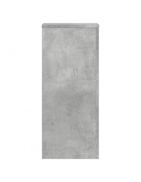 Supporti per Piante 2 pz Grigio 30x30x70 cm Legno Multistrato