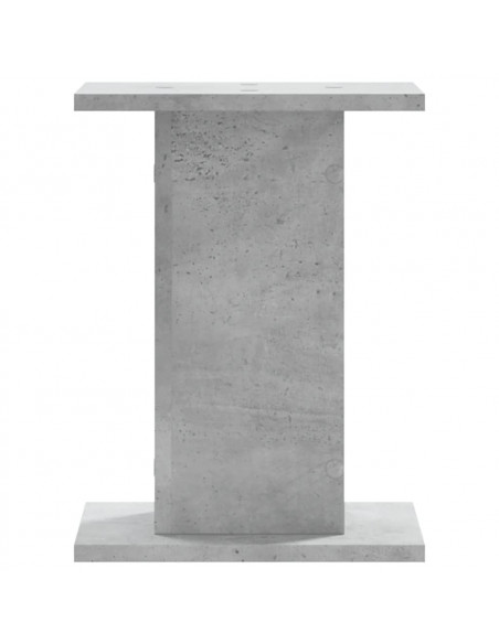 Supporti per Piante 2 pz Grigio Cemento 30x30x50 cm Truciolato