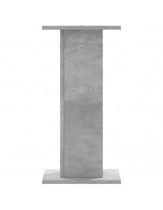 Supporti per Piante 2 pz Grigio Cemento 30x30x60 cm Truciolato