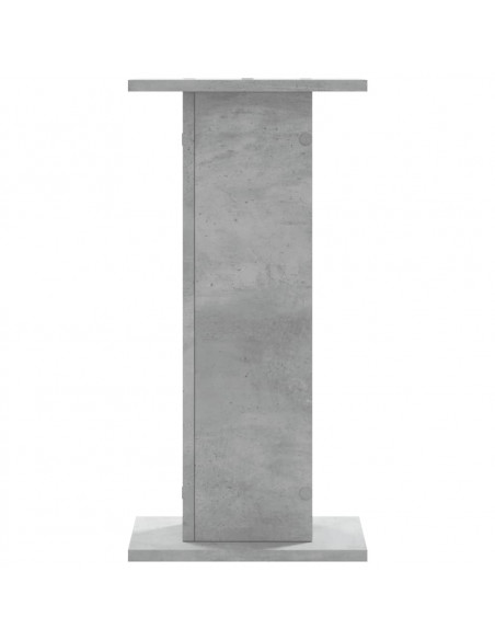 Supporti per Piante 2 pz Grigio Cemento 30x30x60 cm Truciolato