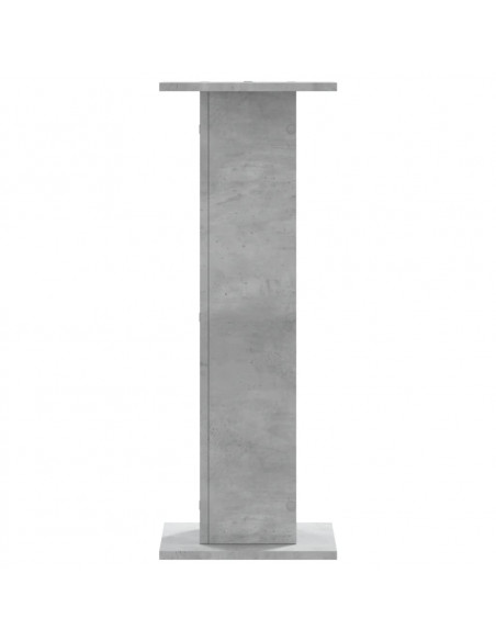 Supporti per Piante 2 pz Grigio Cemento 30x30x80 cm Truciolato