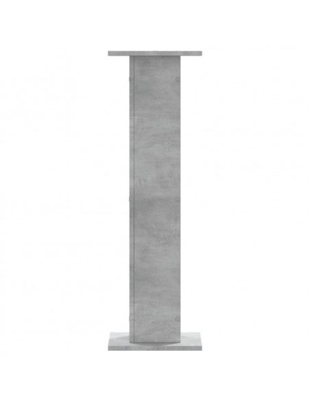 Supporti per Piante 2 pz Grigio Cemento 30x30x95 cm Truciolato