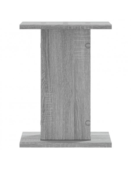 Supporti per Piante 2 pz Grigio Sonoma 30x30x40cm in Truciolato
