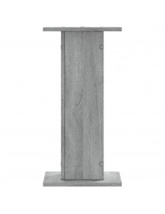 Supporti per Piante 2 pz Grigio Sonoma 30x30x60cm in Truciolato