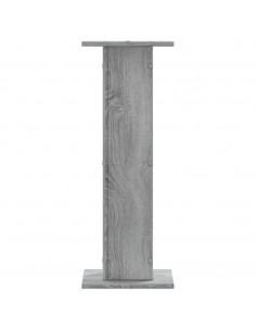 Supporti per Piante 2 pz Grigio Sonoma 30x30x80cm in Truciolato