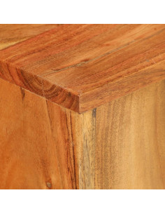 Supporti per Piante 2 pz in Legno Massello di Acacia