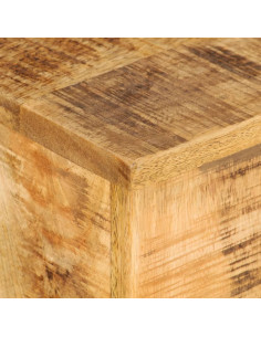 Supporti per Piante 2 pz in Legno Massello di Mango