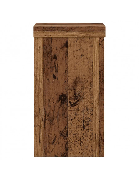 Supporti per Piante 2 pz Legno 10x10x18 cm Legno Multistrato