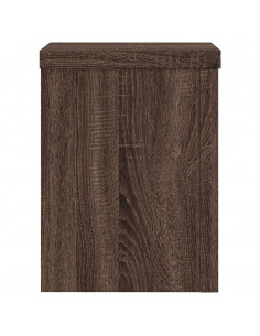 Supporti per Piante 2 pz Marrone 15x15x20 cm Legno Multistrato