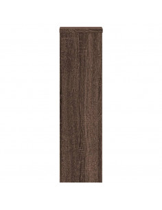 Supporti per Piante 2 pz Marrone 17x17x60 cm Legno Multistrato