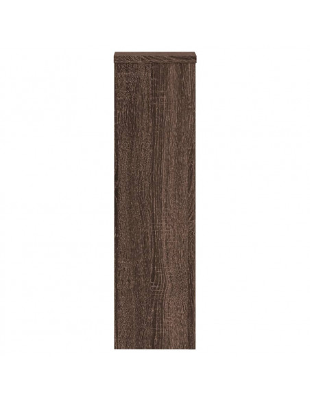 Supporti per Piante 2 pz Marrone 17x17x60 cm Legno Multistrato