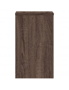 Supporti per Piante 2 pz Marrone 30x30x50 cm Legno Multistrato