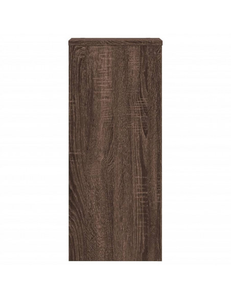 Supporti per Piante 2 pz Marrone 30x30x70 cm Legno Multistrato