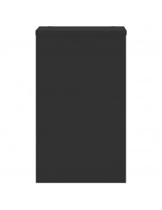 Supporti per Piante 2 pz Neri 30x30x50 cm Legno Multistrato