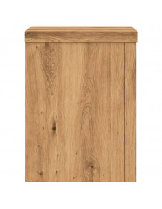 Supporti per Piante 2 pz Rovere 15x15x20 cm in Multistrato