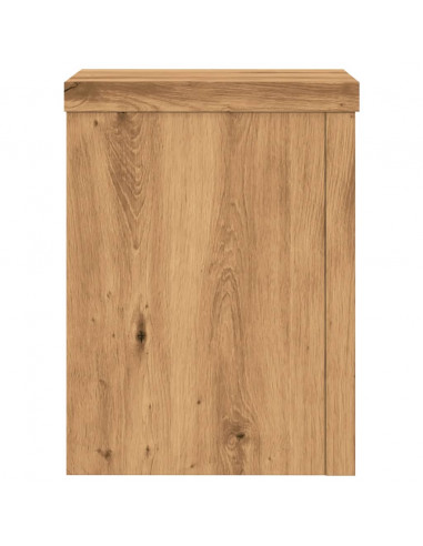 Supporti per Piante 2 pz Rovere 15x15x20 cm in Multistrato