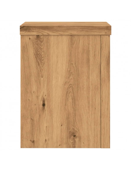 Supporti per Piante 2 pz Rovere 15x15x20 cm in Multistrato