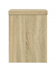 Supporti per Piante 2 pz Rovere 15x15x20 cm in Multistrato