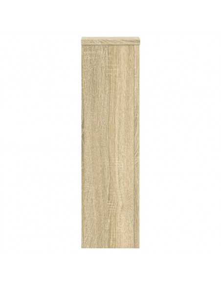 Supporti per Piante 2 pz Rovere 17x17x60 cm in Multistrato