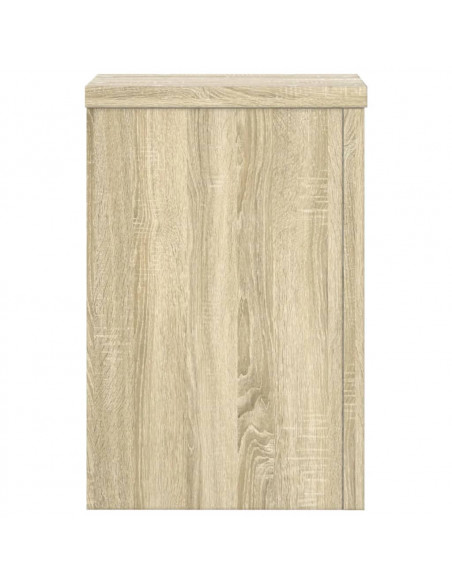 Supporti per Piante 2 pz Rovere 25x25x35 cm in Multistrato