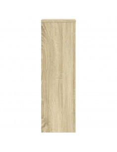 Supporti per Piante 2 pz Rovere 25x25x80 cm in Multistrato