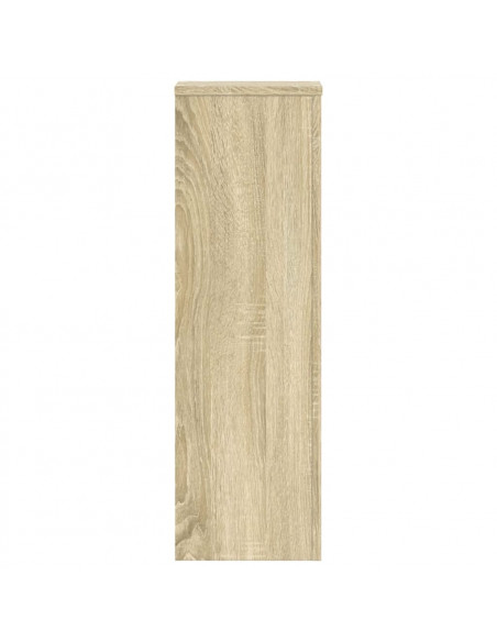 Supporti per Piante 2 pz Rovere 25x25x80 cm in Multistrato