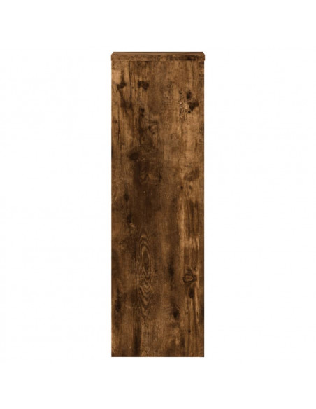 Supporti per Piante 2 pz Rovere 25x25x80 cm Legno Multistrato