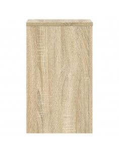 Supporti per Piante 2 pz Rovere 30x30x50 cm in Multistrato