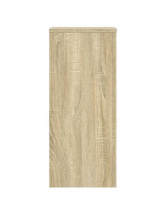 Supporti per Piante 2 pz Rovere 30x30x70 cm in Multistrato