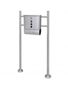 Casetta della Posta con Supporto in Acciaio Inossidabile 2