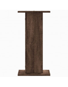 Supporti per Piante 2 pz Rovere Marrone 30x30x60 cm Truciolato