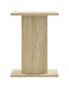 Supporti per Piante 2 pz Rovere Sonoma 17x17x60cm in Truciolato