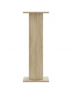 Supporti per Piante 2 pz Rovere Sonoma 30x30x80cm in Truciolato