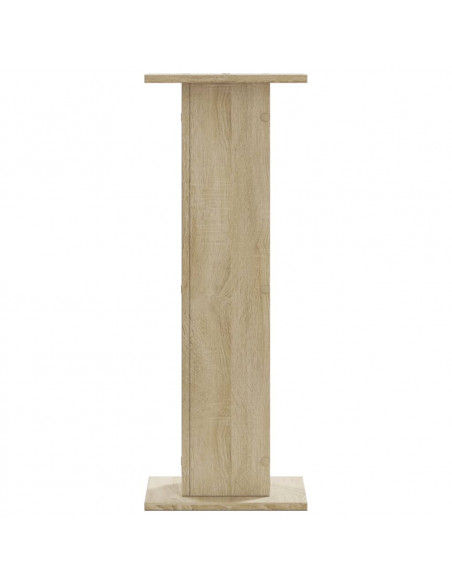 Supporti per Piante 2 pz Rovere Sonoma 30x30x80cm in Truciolato