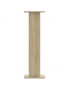 Supporti per Piante 2 pz Rovere Sonoma 30x30x95cm in Truciolato