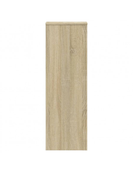 Supporti per Piante 2 pz Rovere Sonoma 33x33x100 cm Multistrato